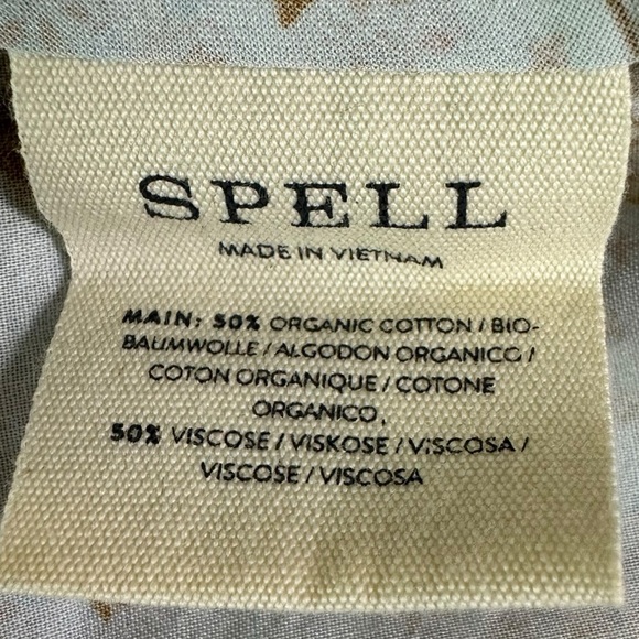 Spell & The Gypsy Ethereal Bohemian Witchy Fleur Frill Bias Maxi Dress Large - Picture 16 of 17